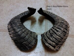 Tutorial for Attaching Cosplay Horns to Wigs