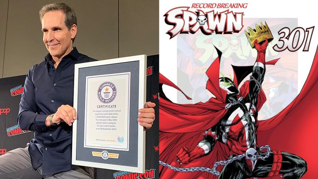 INTERVIEW: Holding a World Record and the Evolution of Spawn with Todd McFarlane at NYCC 2019 1 Todd McFarlane World Record