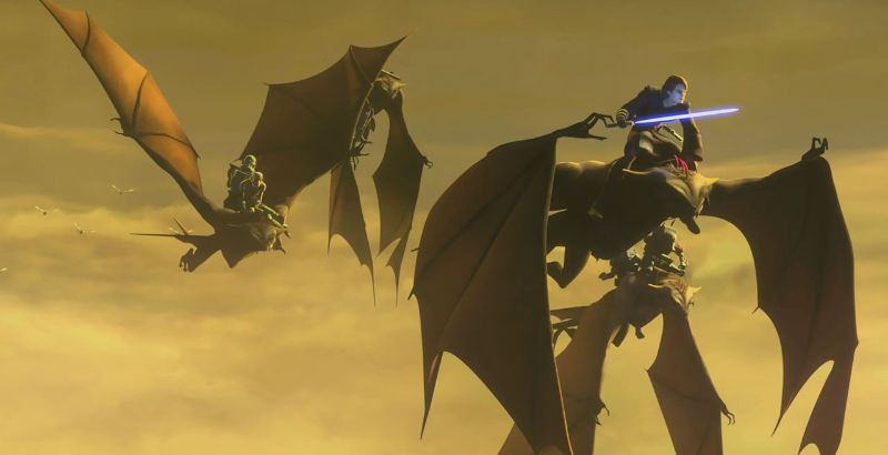 REVIEW: 'Star Wars: The Clone Wars,' Season 7, Episode 3 - "On the Wings of Keerdaks" 1 On the Wings of Keerdaks — But Why Tho