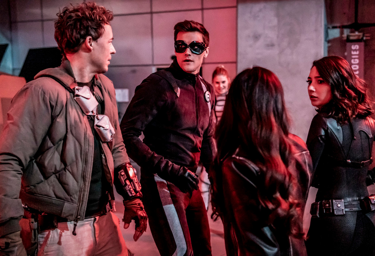 Success is Assured: Nash, Ralph, Allegra and Sue - surrounded by the Meta Assassins
