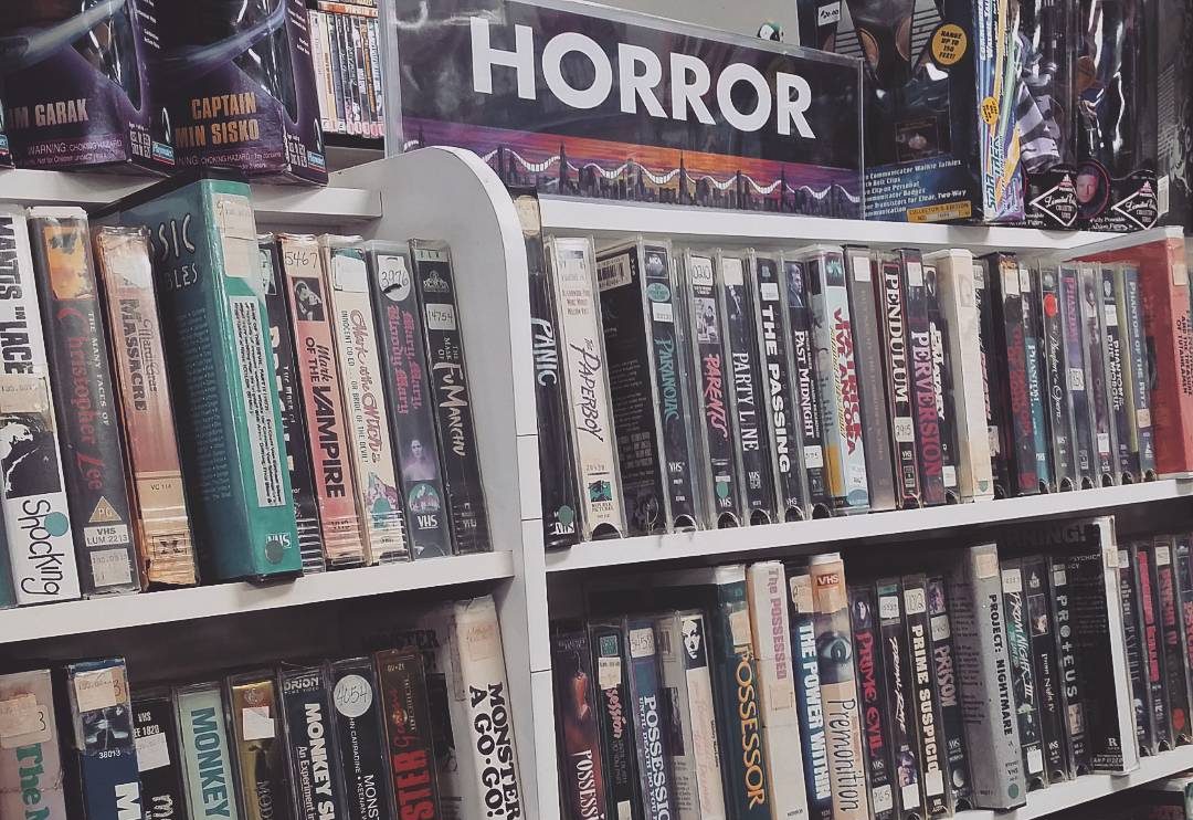 I Wish I Could Return Videotapes like Patrick Bateman 1 horror, VHS, Blockbuster, videotapes
