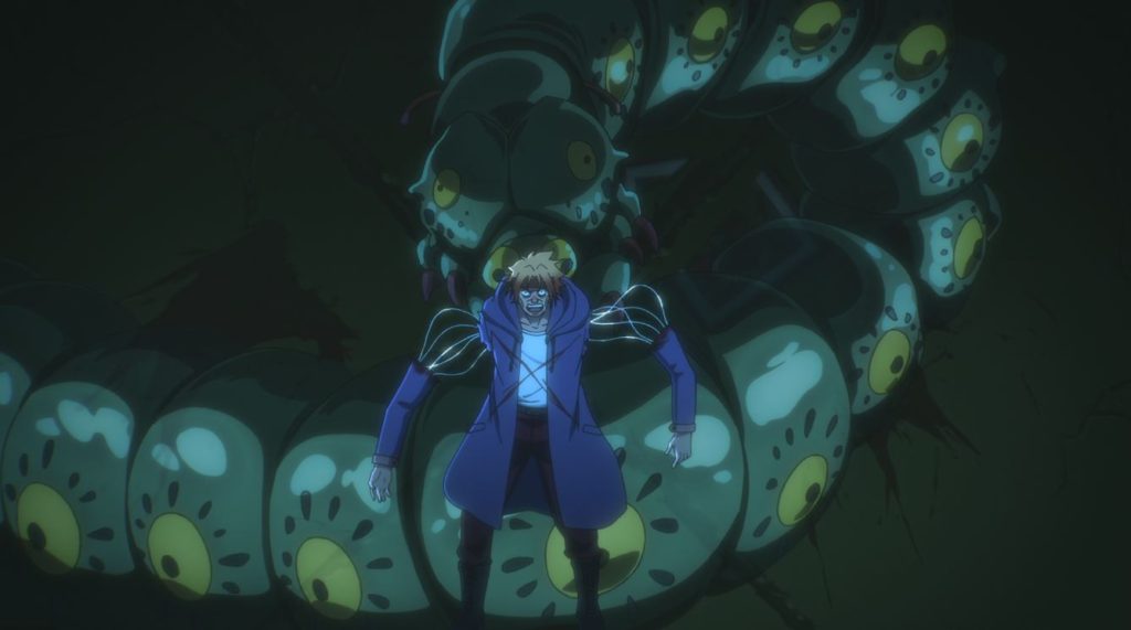 Still from The God of High School Episode 7 - "anima/force"