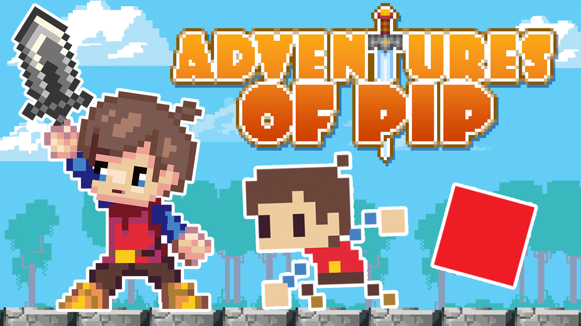 Adventures of Pip Title Screen