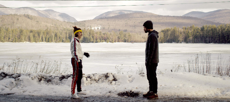 INTERVIEW: Josh Ruben on Comedy, Writing, and 'Scare Me' 1 Fanny (Aya Cash) and Fred (Josh Ruben) meet by an icy lake.