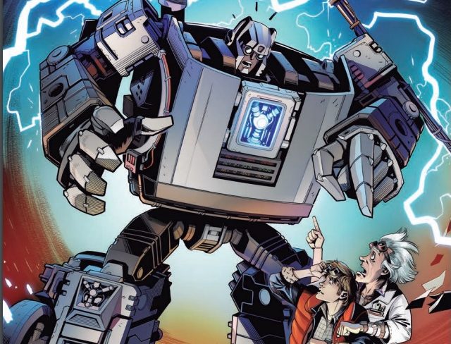 REVIEW: 'Transformers/Back To The Future,' Issue #1 1 Transformers/Back To the Future #1 cover