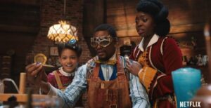 A Young Jeronicus with his family.