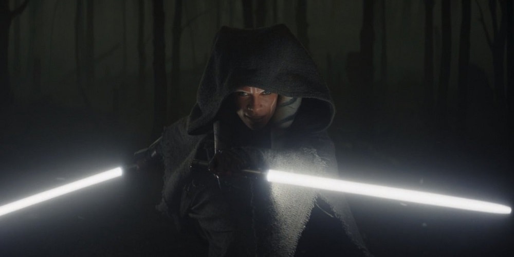 The Mandalorian Chapter 12 The Jedi Ahsoka Tano Rosario Dawson Sabers Out