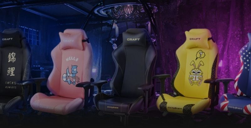 DXRacer Reveals New Highly Customizable Gaming Chair “Craft Series” 1 DXRacer Craft Series