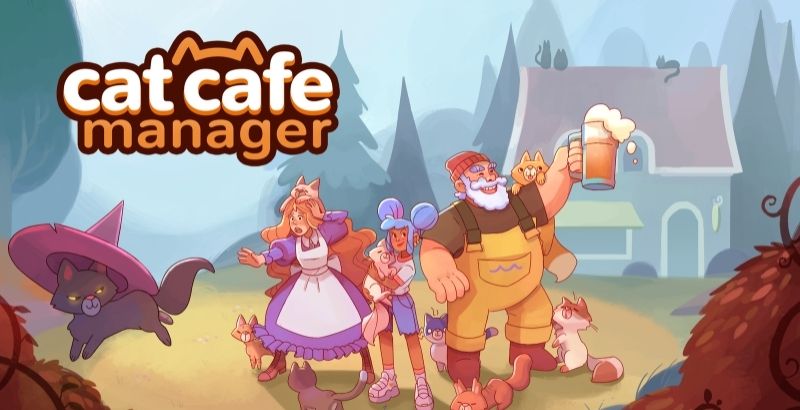 REVIEW: 'Cat Cafe Manager' Is a Solid Intro to Management Sims (PC) 1 Cat Cafe Manager Review Keyart