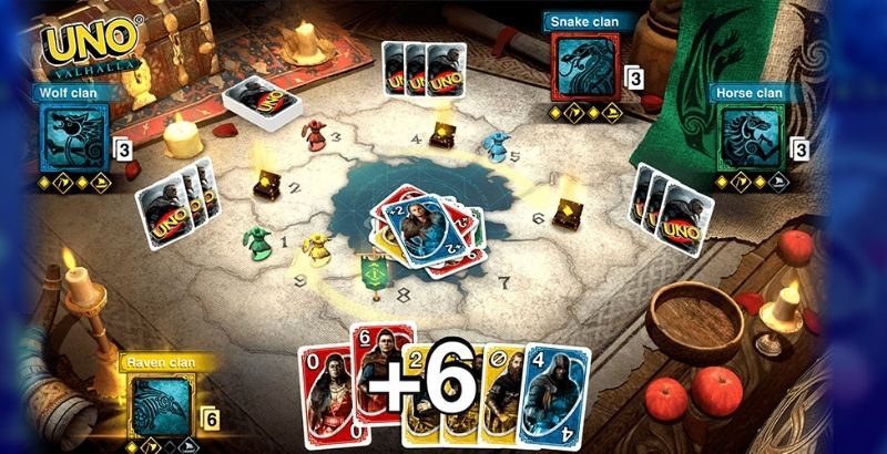 Play Cards as Vikings in UNO Valhalla DLC, Available Today from Mattel and Ubisoft 1 UNO Valhalla DLC