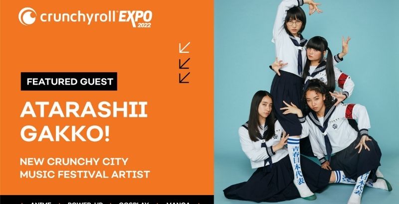 Crunchyroll Announces New Crunchy City Music Fest with ATARASHII GAKKO! 1 New Crunchy City Music Fest