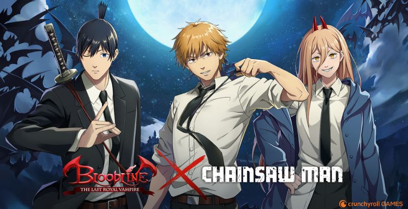 Chainsaw Man Revs up Bloodline: The Last Royal Vampire in Game Collab 1 Bloodline: The Last Royal Vampire