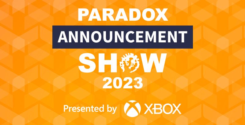 Paradox Announcement Show 1 Paradox Announcement Show 2023