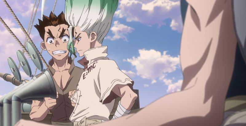 REVIEW: 'Dr. STONE New World' Episode 5 — "Science Vessel Perseus" 1 Dr.Stone New World Episode 5 — But Why Tho