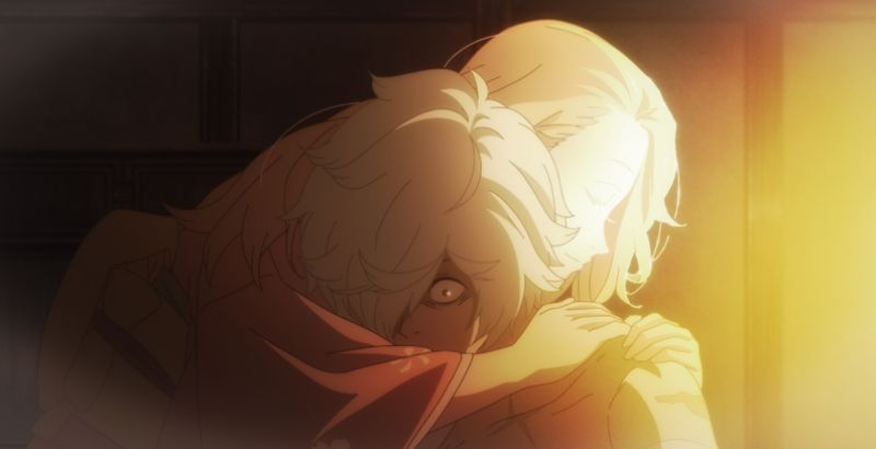 Gabimaru and his wife in Hell's Paradise episode 1 