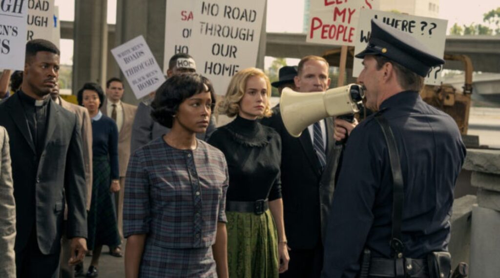 Aja Naomi King as Harriet in Lessons In Chemistry