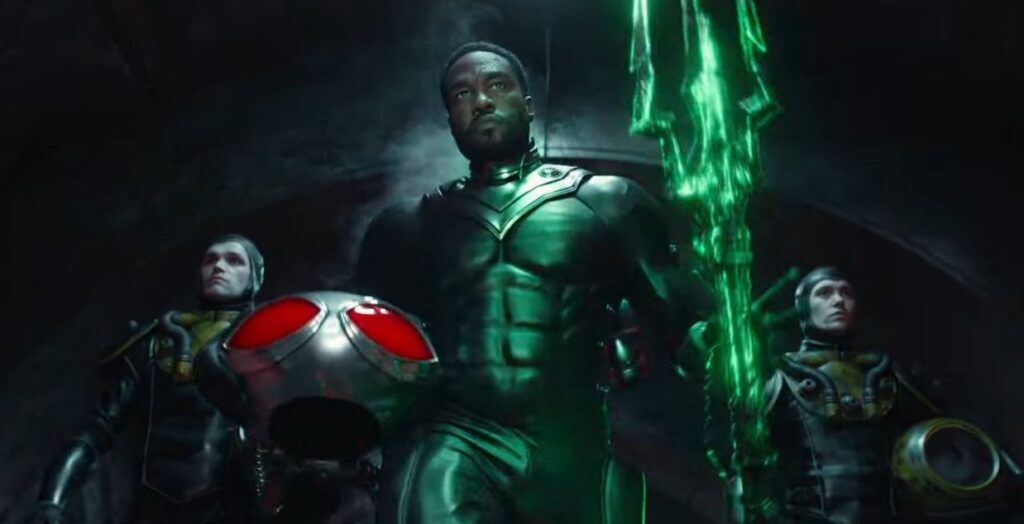 Yahya Abdul-Mateen II in Aquaman and the Lost Kingdom