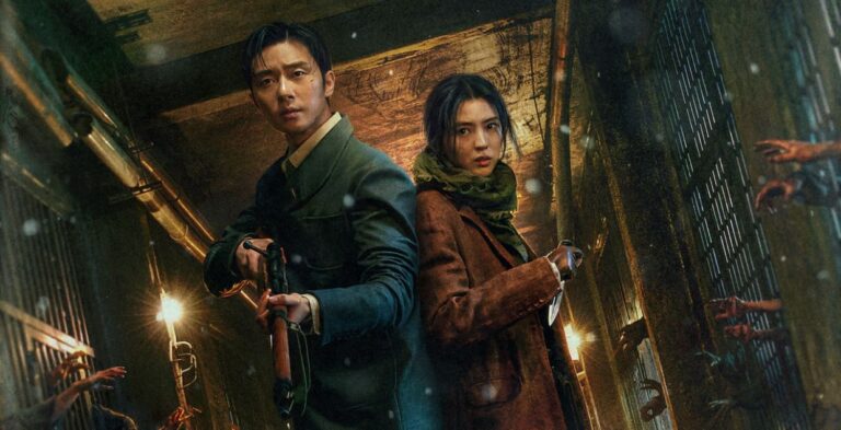 Park Seo-jun and Han So-hee in Gyeongseong Creature Season 1 - Netflix