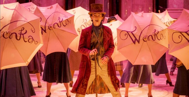Timothee Chalamet as Wonka