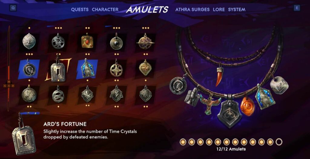 Best Amulets in Prince of Persia - Ard's Fortune