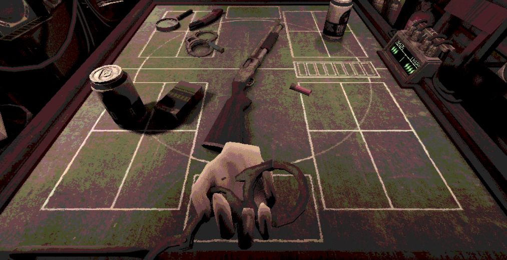 Gameplay for Buckshot Roulette