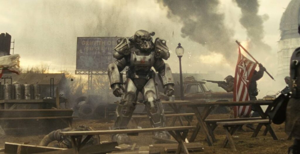 The Brotherhood of Steel Fights the NCR in Fallout