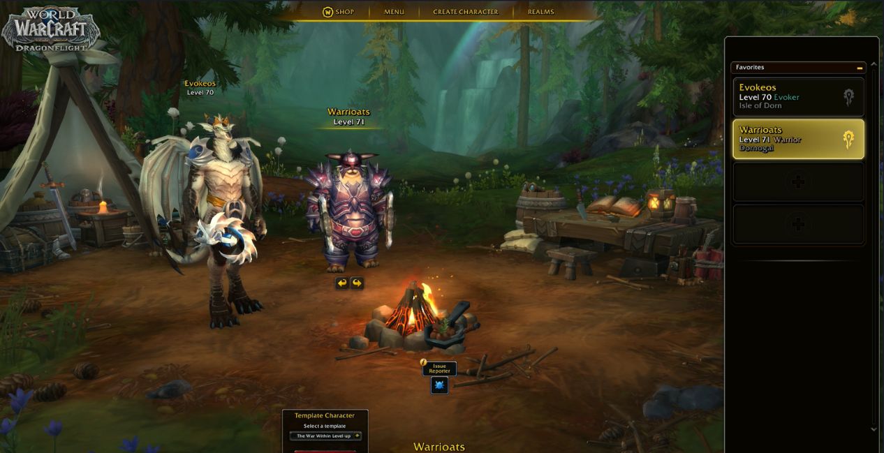 Gameplay for The War Within