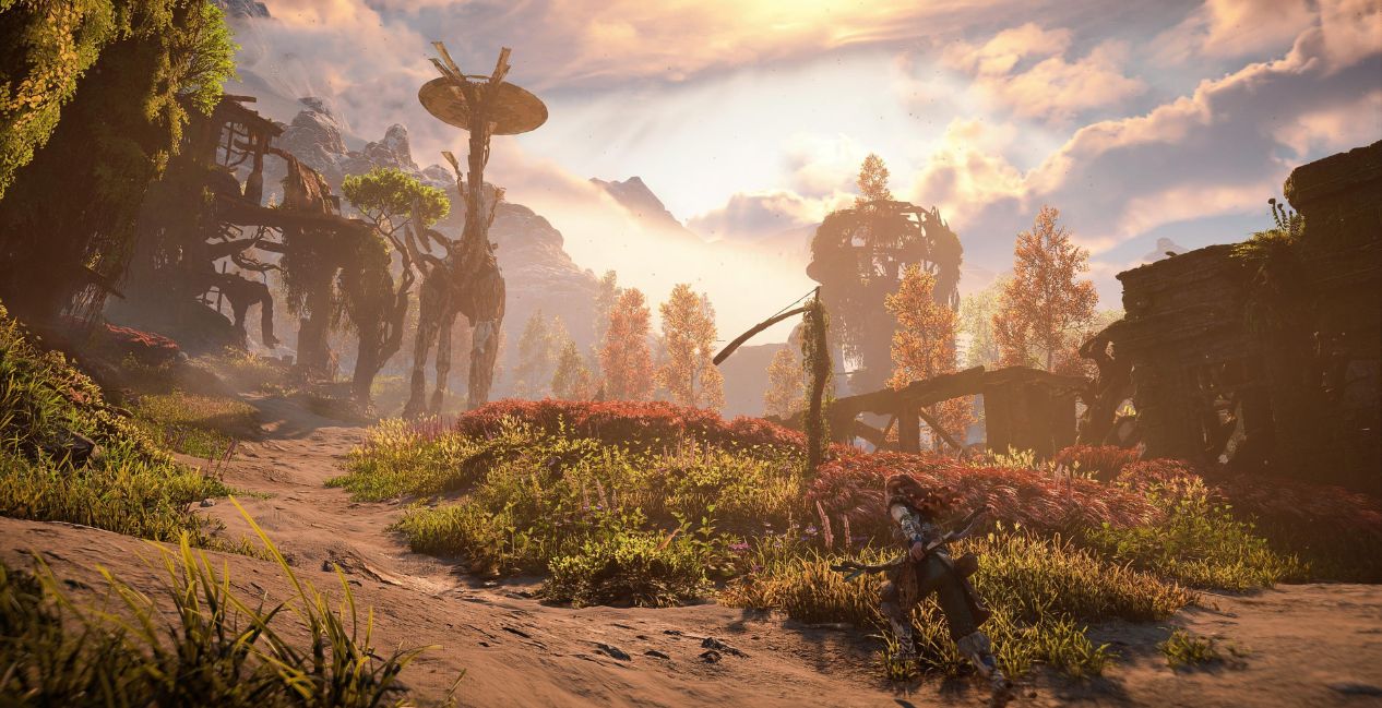 Gameplay from Horizon Zero Dawn Remastered