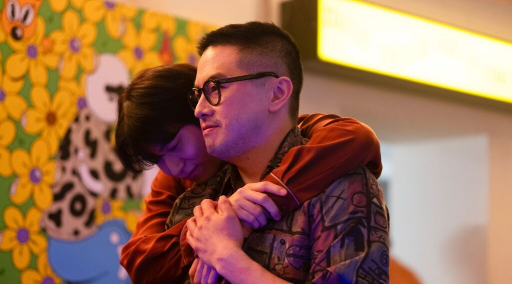 Han Gi-chan and Bopwen Yang in The Wedding Banquet 2025 ( From Sundance)