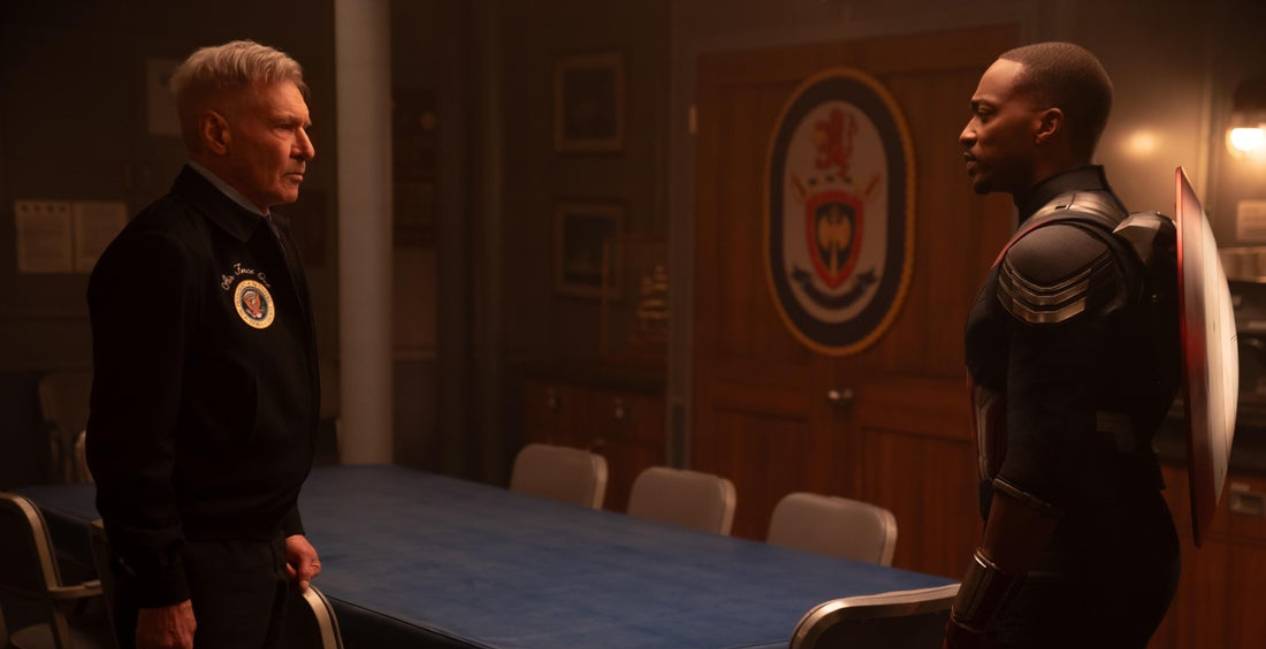 Harrison Ford and Anthony Mackie in ‘Captain America Brave New World’