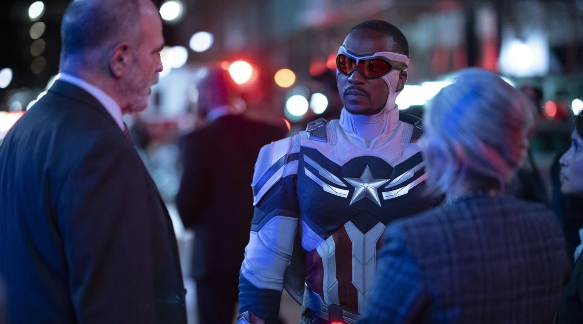 Falcon in Captain America Gear
