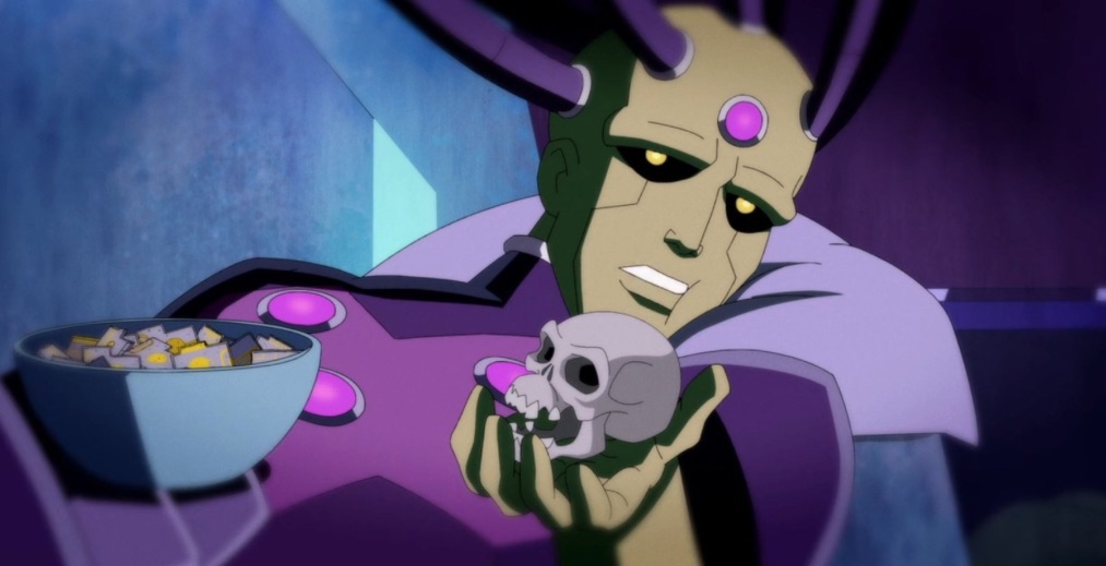 Brainiac (Stephen Fry) in Harley Quinn Season 5 Episode 7