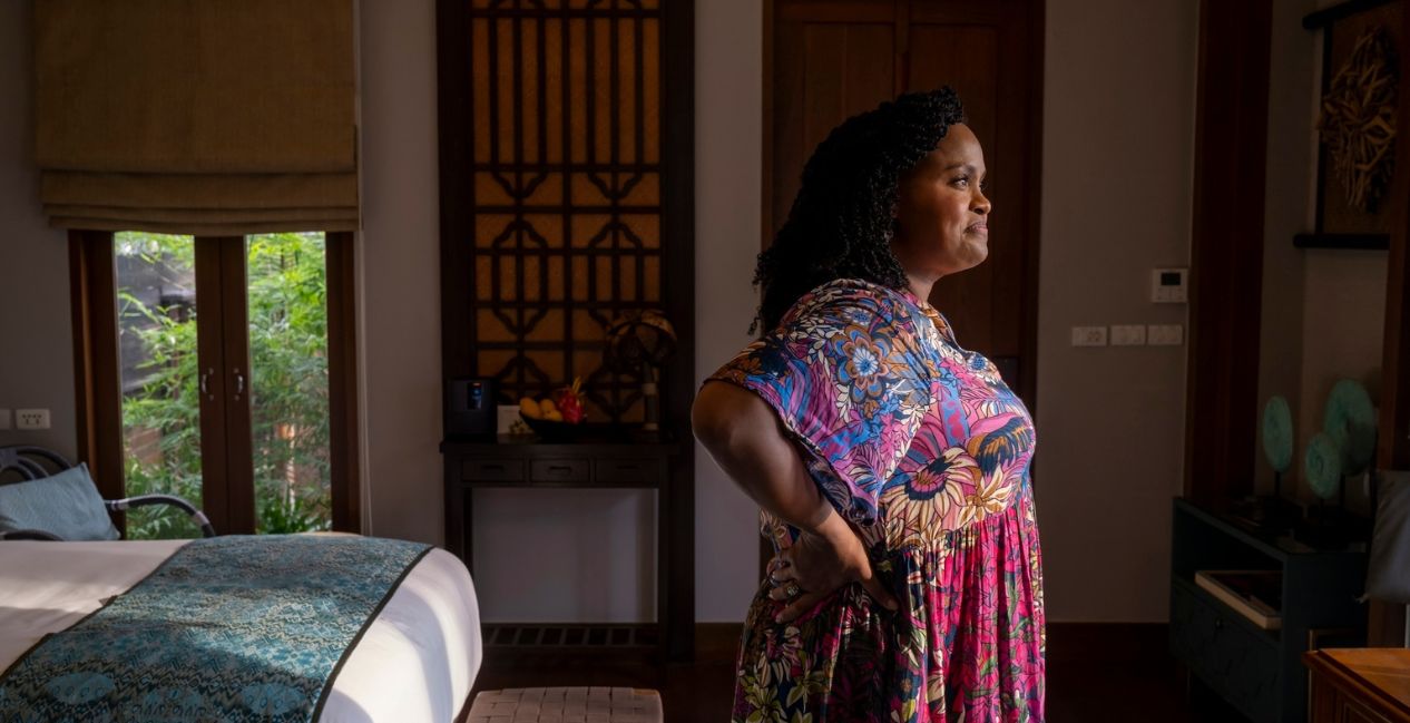 Natasha Rothwell in The White Lotus Season 3 Episode 1