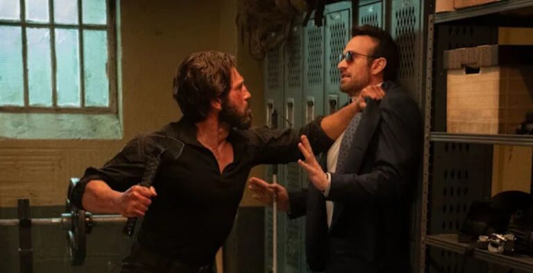 Frank Castle attacks Matt Murdock in Daredevil Born Again Episode 4