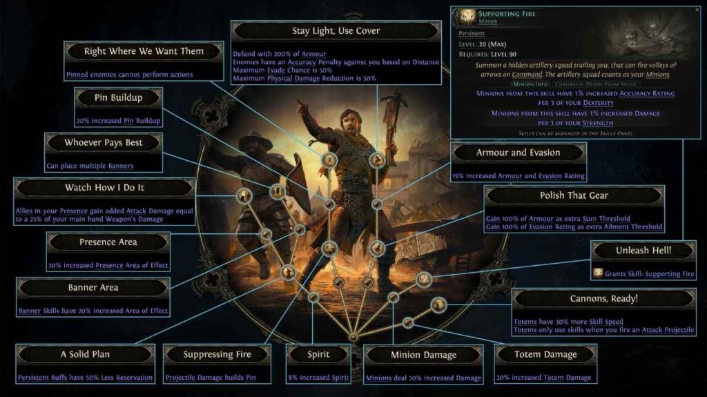 POE2 New Ascendancy Classes breakdown for Tactician