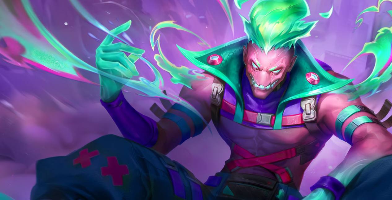 TFT Set 14 Cyber City keyart