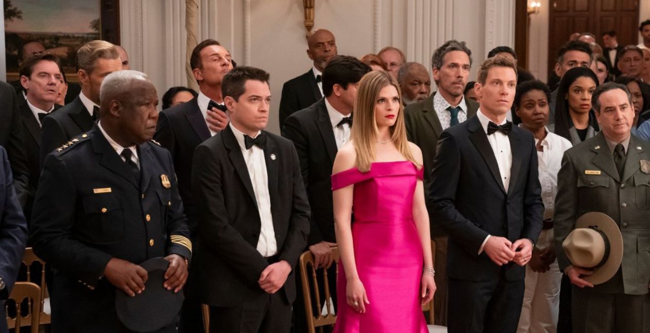 The cast of The Residence (2025)
