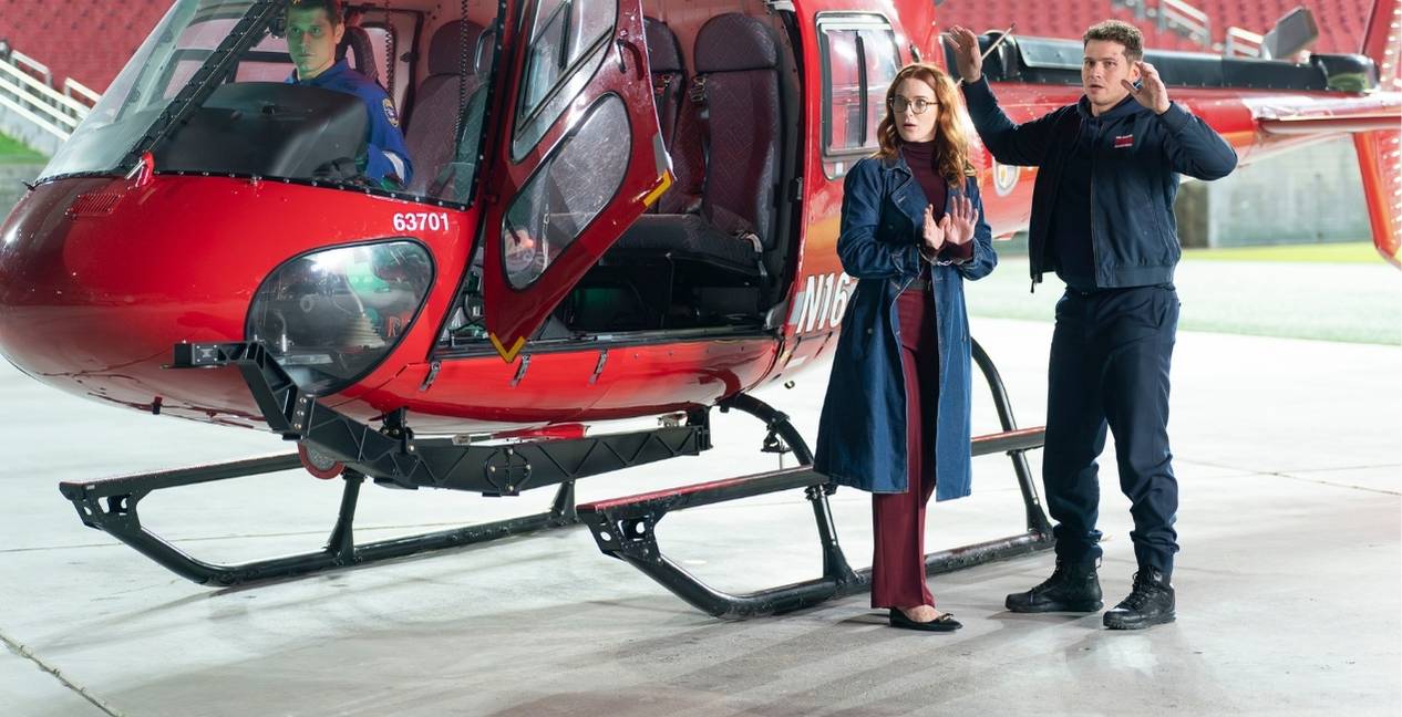 Tommy, Buck, and Moira in 9-1-1 Season 8 Episode 15