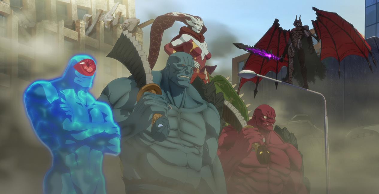 Demon enemies in Devil May Cry from Studio Mir and Netflix