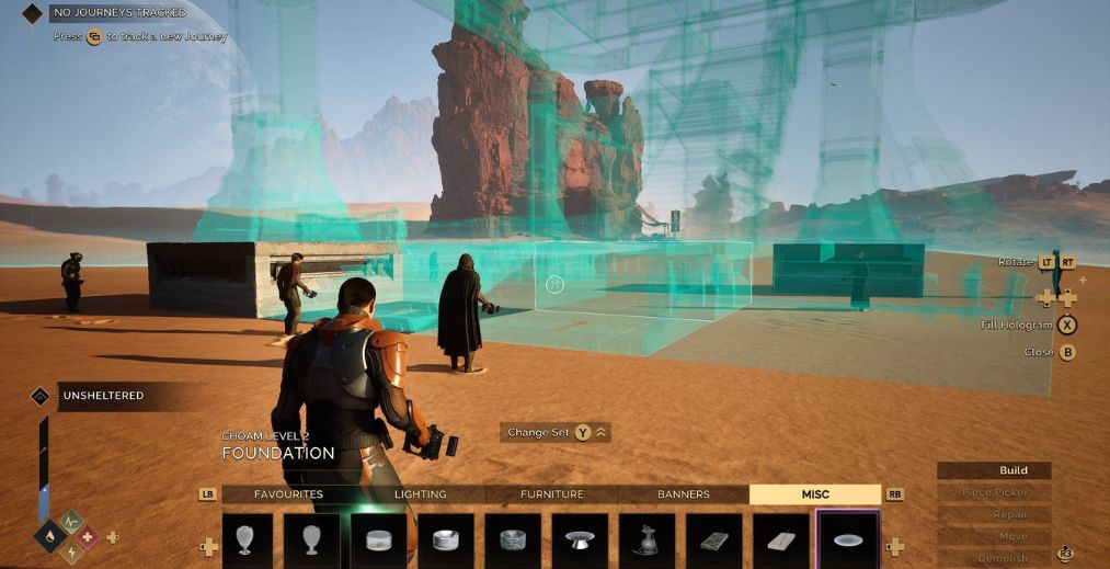 Dune Awakening base building promotional image