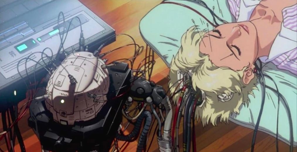 A ghost hack in process in Ghost in the Shell