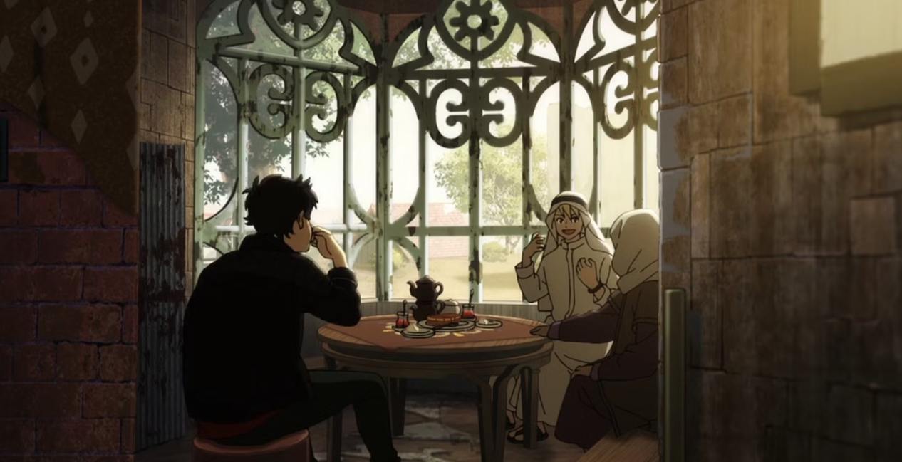 Leland and Axel in Shinichiro Watanabe's Lazarus Episode 3 on Adult Swim.