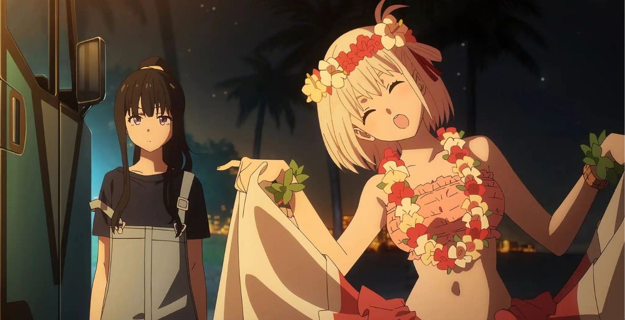 Mika and Chisato in Lycoris Recoil Friends Are Thieves Of Time