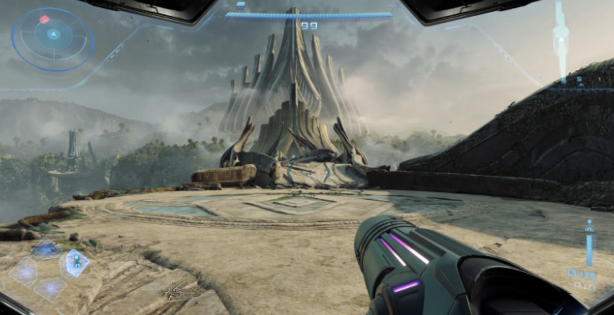 Metroid Prime 4: Beyond gameplay still from the Nintendo Switch 2
