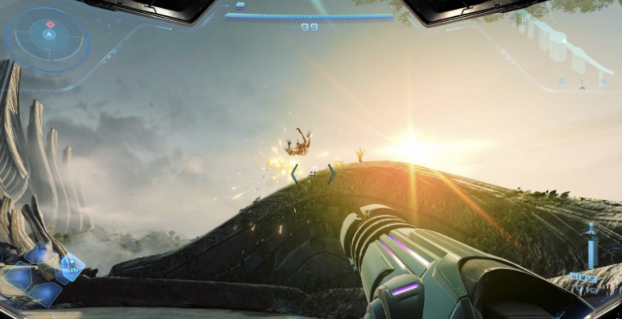 Metroid Prime 4: Beyond gameplay still from the Nintendo Switch 2