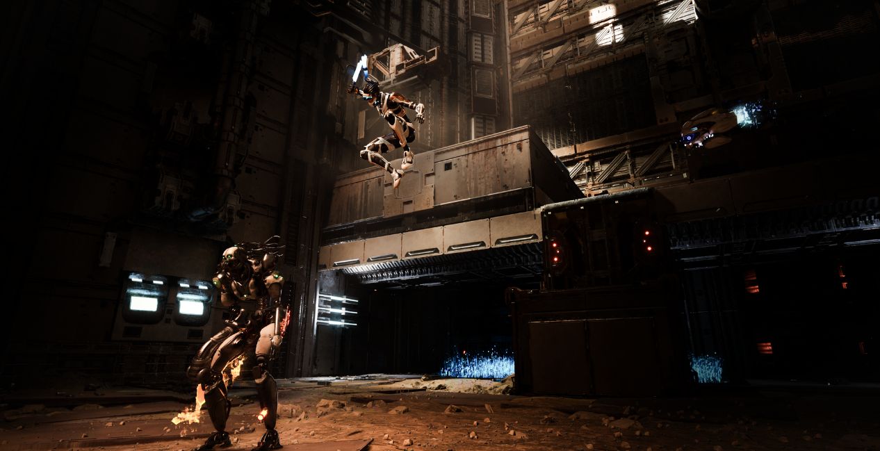 Stealth gameplay from Steel Seed