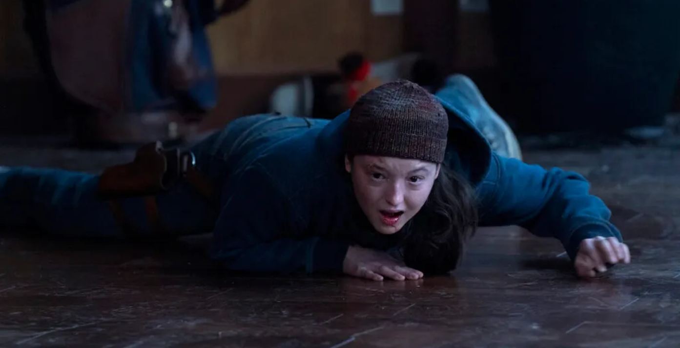 Bella Ramsey as Ellie in The Last of Us Season 2 Episode 2